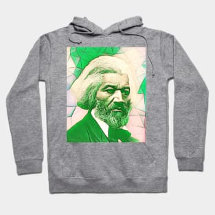 Frederick Douglass Green Portrait | Frederick Douglass Artwork 6 Hoodie